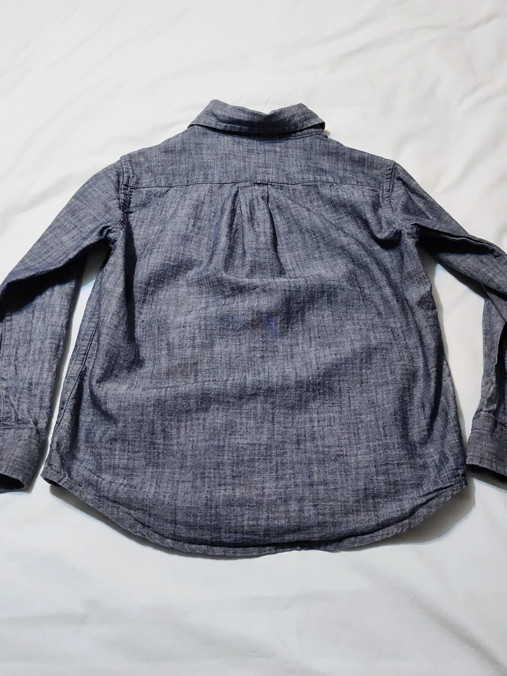 Janie and Jack Boys' Blue Chambray Button-Down Shirt